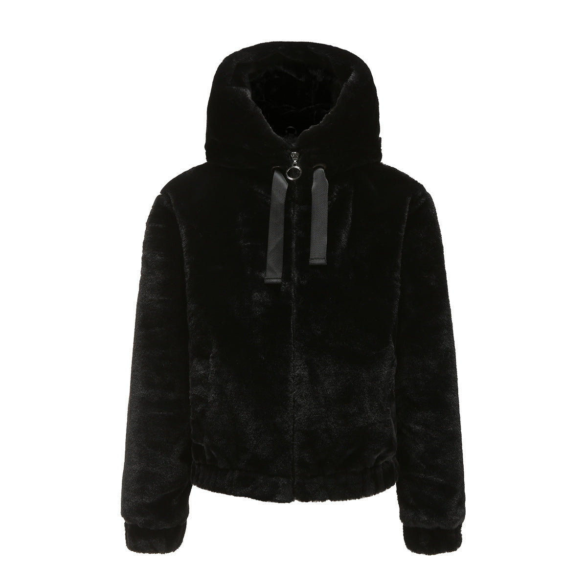 Women - Hooded Jacket - Plush Cotton - Cozy Winter Outerwear for Ultimate Comfort