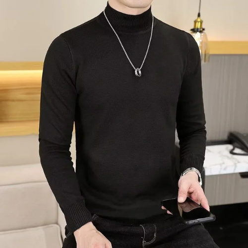 Elegant turtleneck jumper men