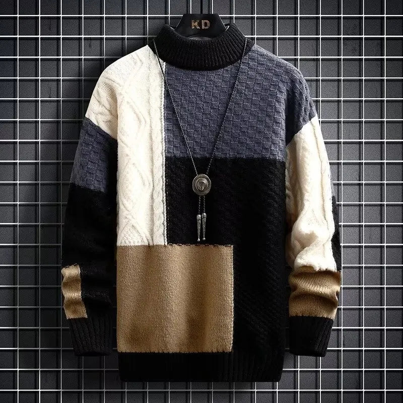 Soft knitted jumper for men