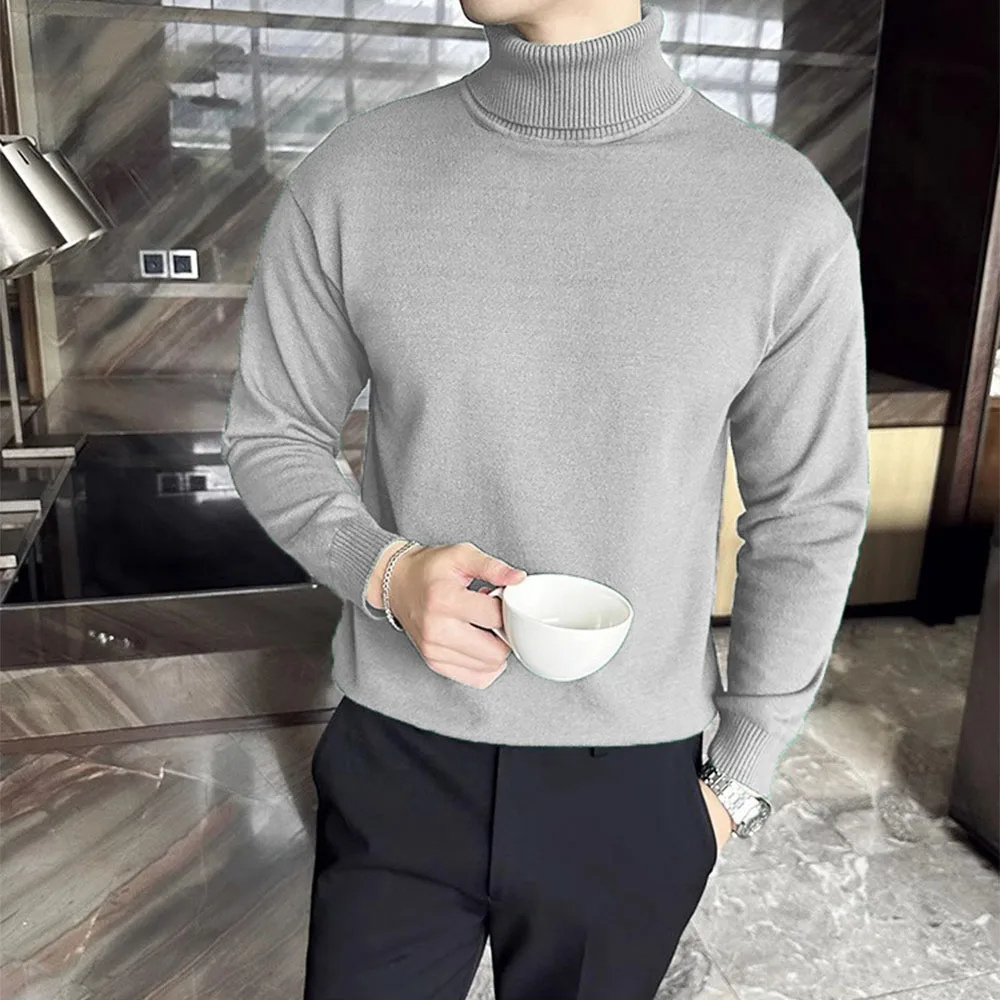 Comfortable fit Turtleneck jumper men