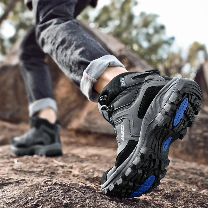 Hiking Shoes Men Waterproof Non-slip Outdoor Trekking Shoes