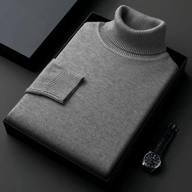 Soft turtleneck jumper in premium knitwear