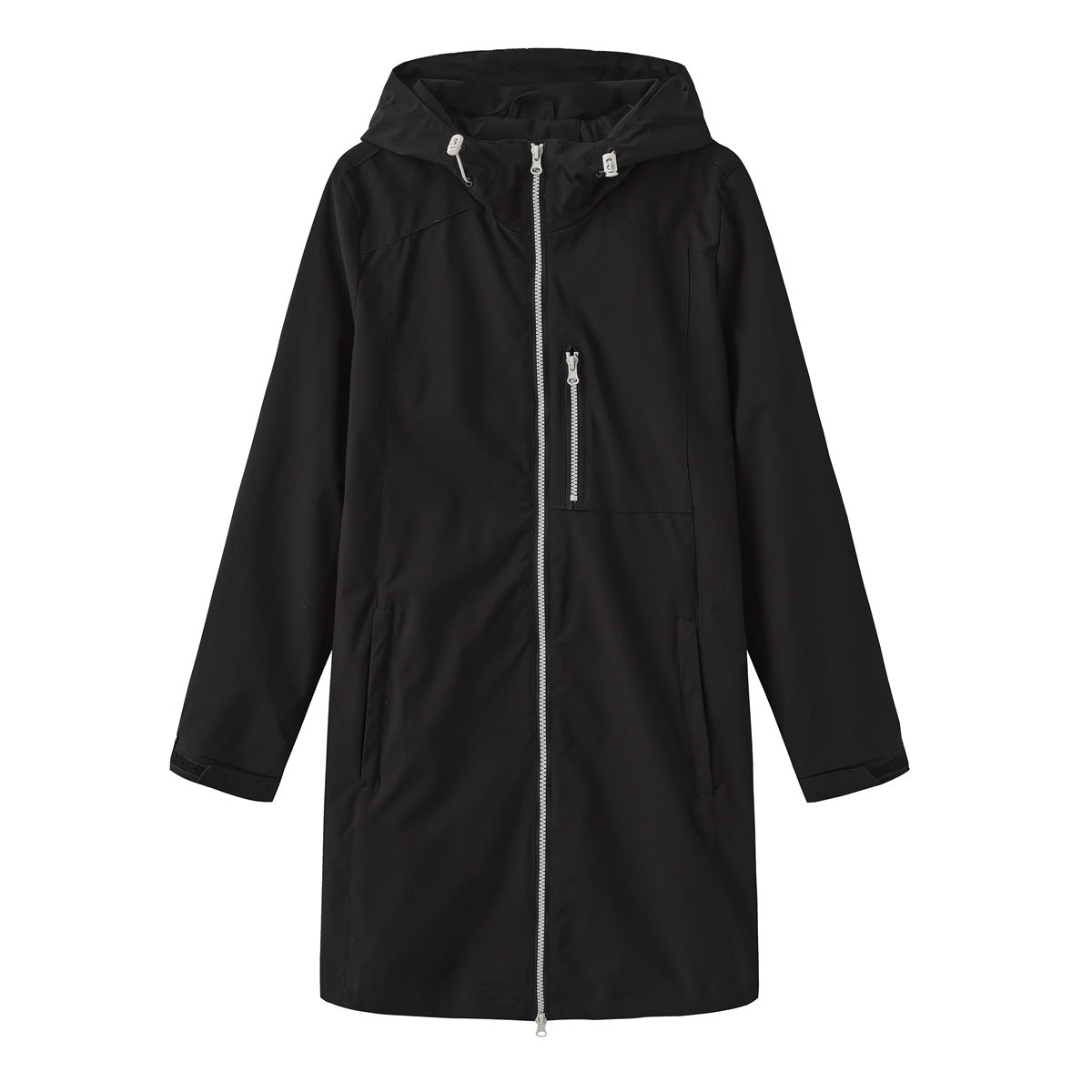 Women - Hooded Windbreaker - Water-Repellent - Stylish Outdoor Jacket for Adventures