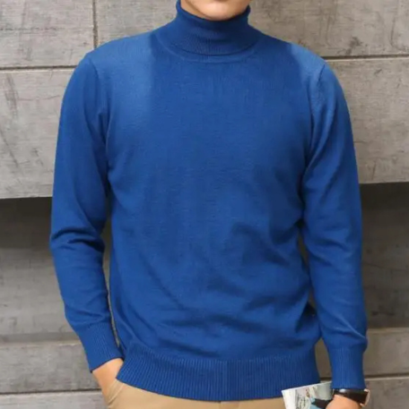 Elegant knit  turtleneck jumper men