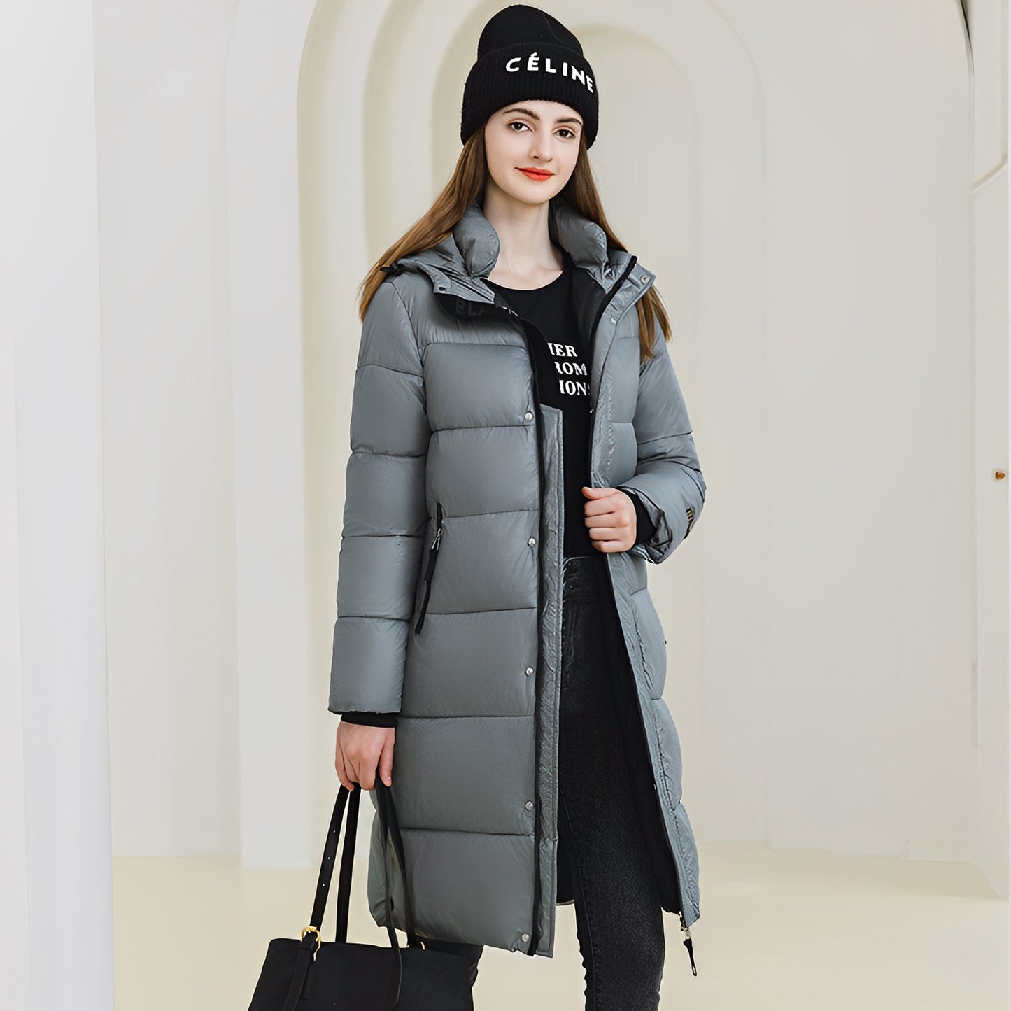 Women's Hooded Winter Coat - Warm and Stylish - Perfect for Cold Weather