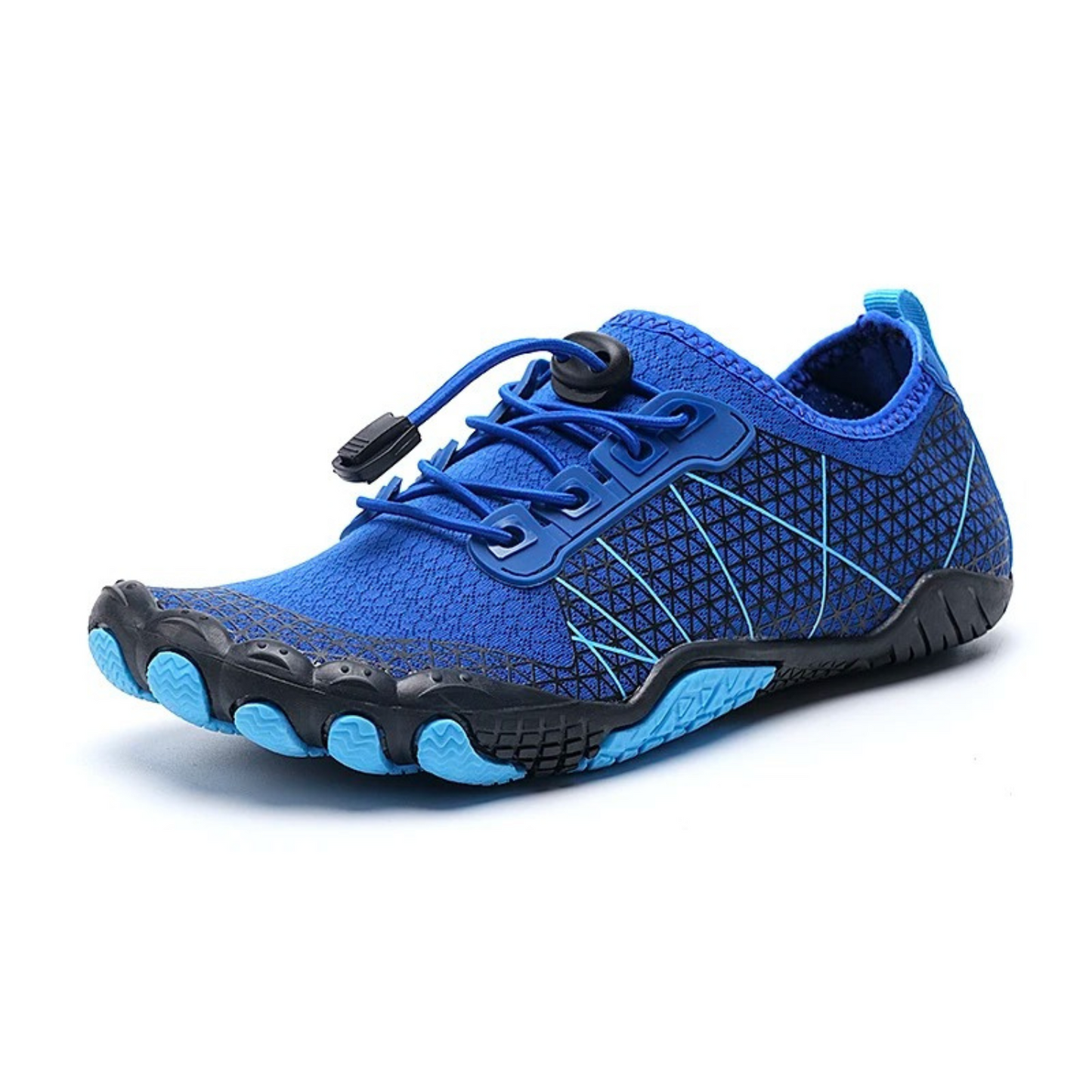 Neon stretchy laces rubber bottom barefoot shoes mens