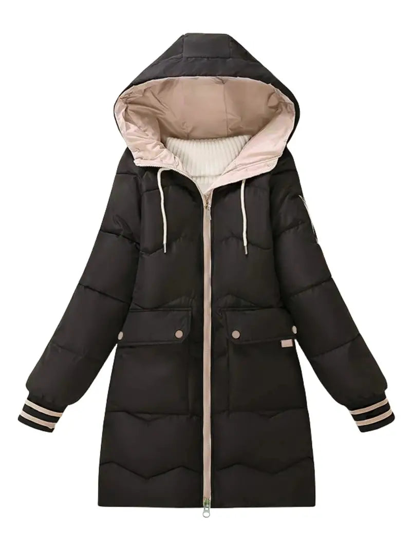 Warm winter puffer jacket