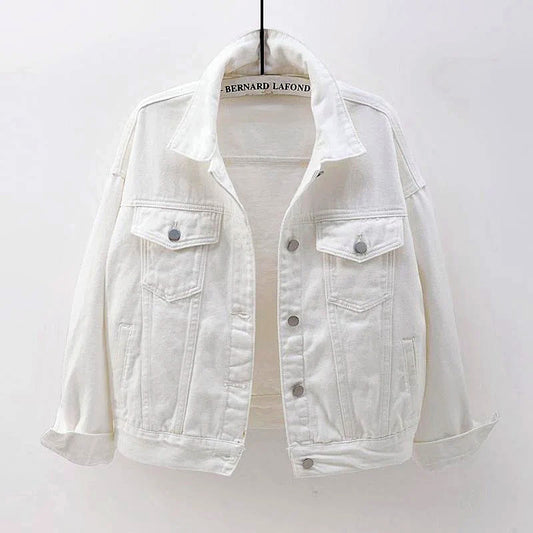 Women - Denim Jacket - Classic Style - Durable Material - Timeless Fashion Essential