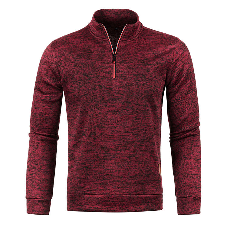 Men - Zip-up Sweater - Modern Style - Comfortable Everyday Wear