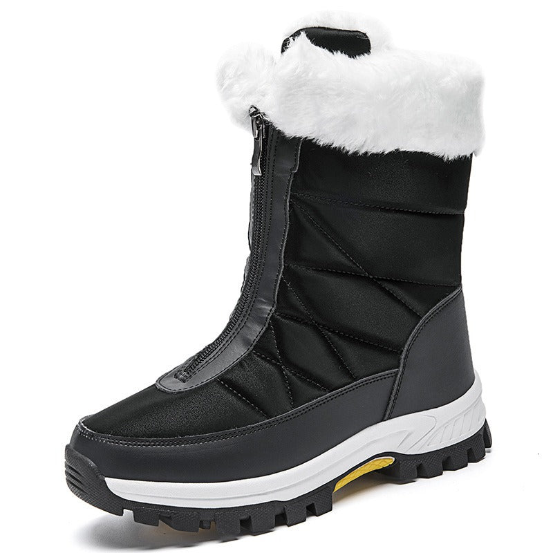 Women - Winter Boots - Stylish & Warm Mid-Calf - Comfortable Footwear for Cold Weather