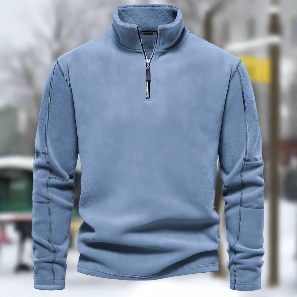 Men - Winter Fleece Jumper - Soft & Warm - Cozy Cold Weather Apparel