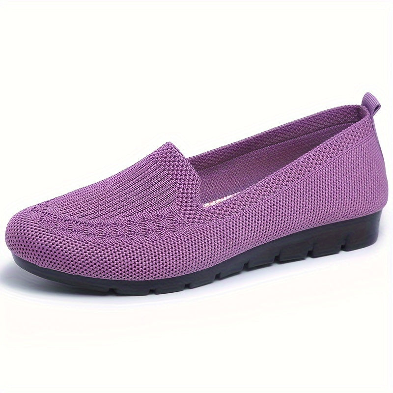 Women's - Slip-On Loafers - Lightweight Mesh - Breathable Comfort Shoes for Everyday Wear