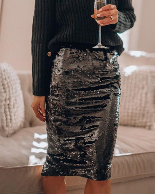 Sequin fashion skirt