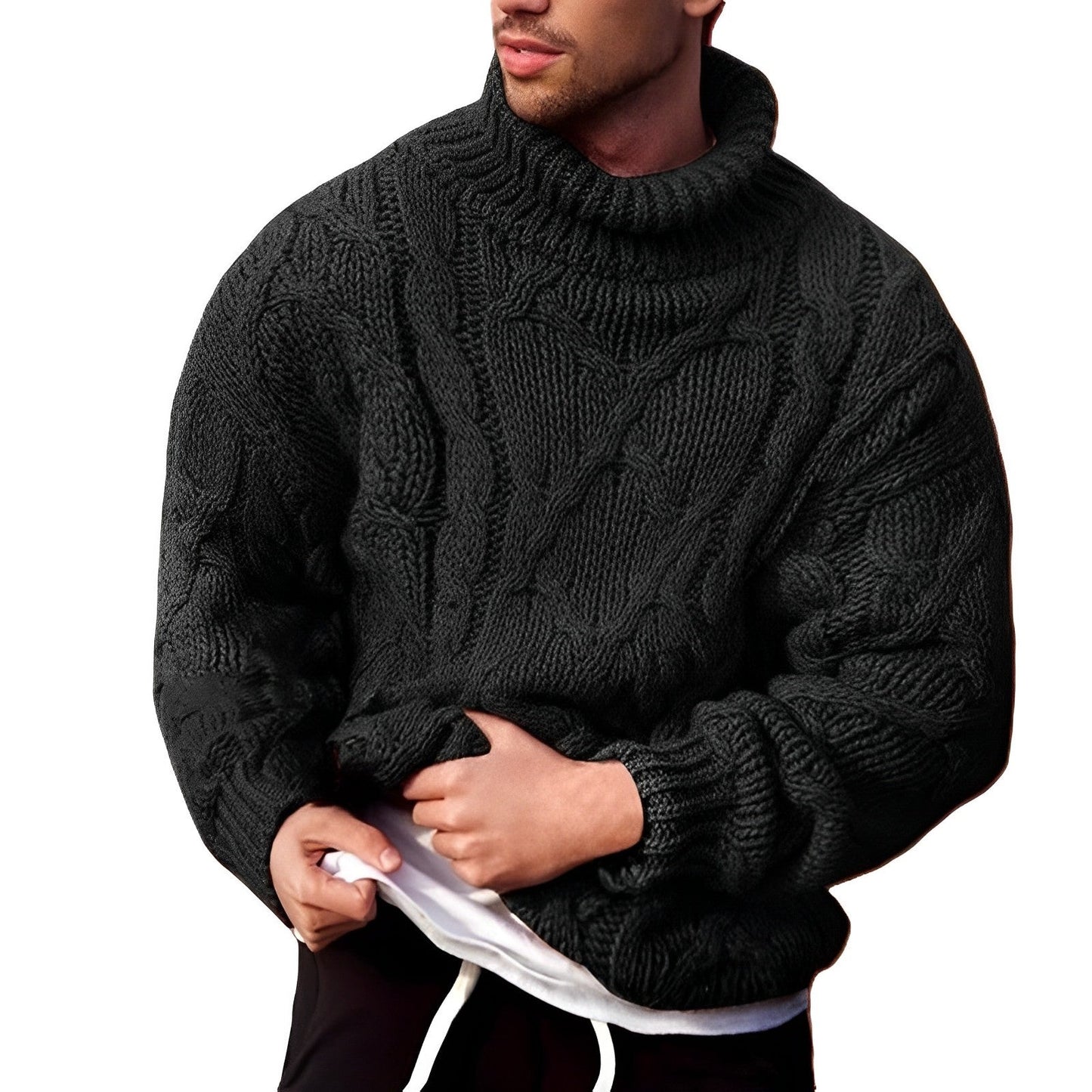 Men - Woollen Jumper - Warm Cozy Knit - Perfect for Chilly Days