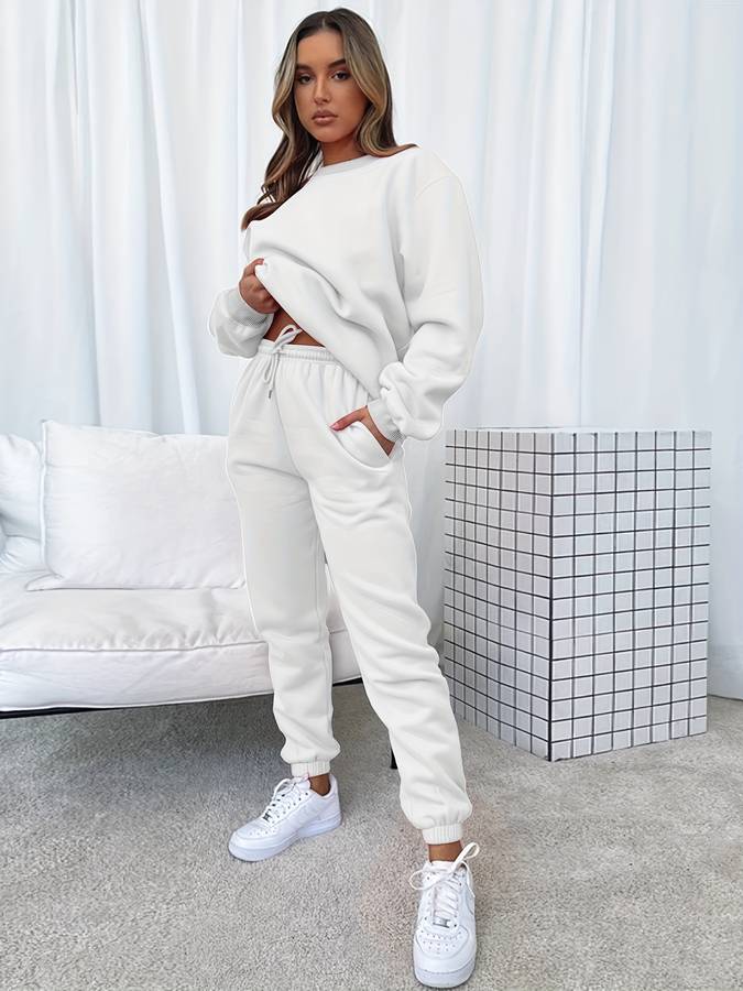 Oversized two-piece jogging set