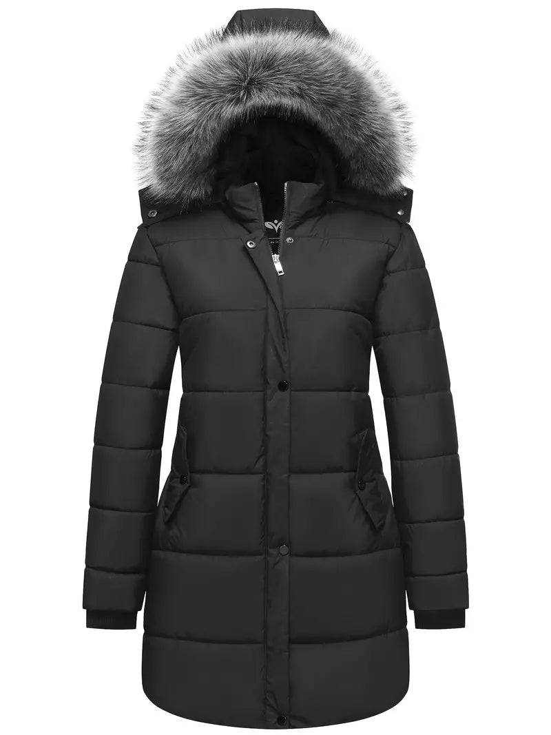 Comfortable and warm hooded jacket