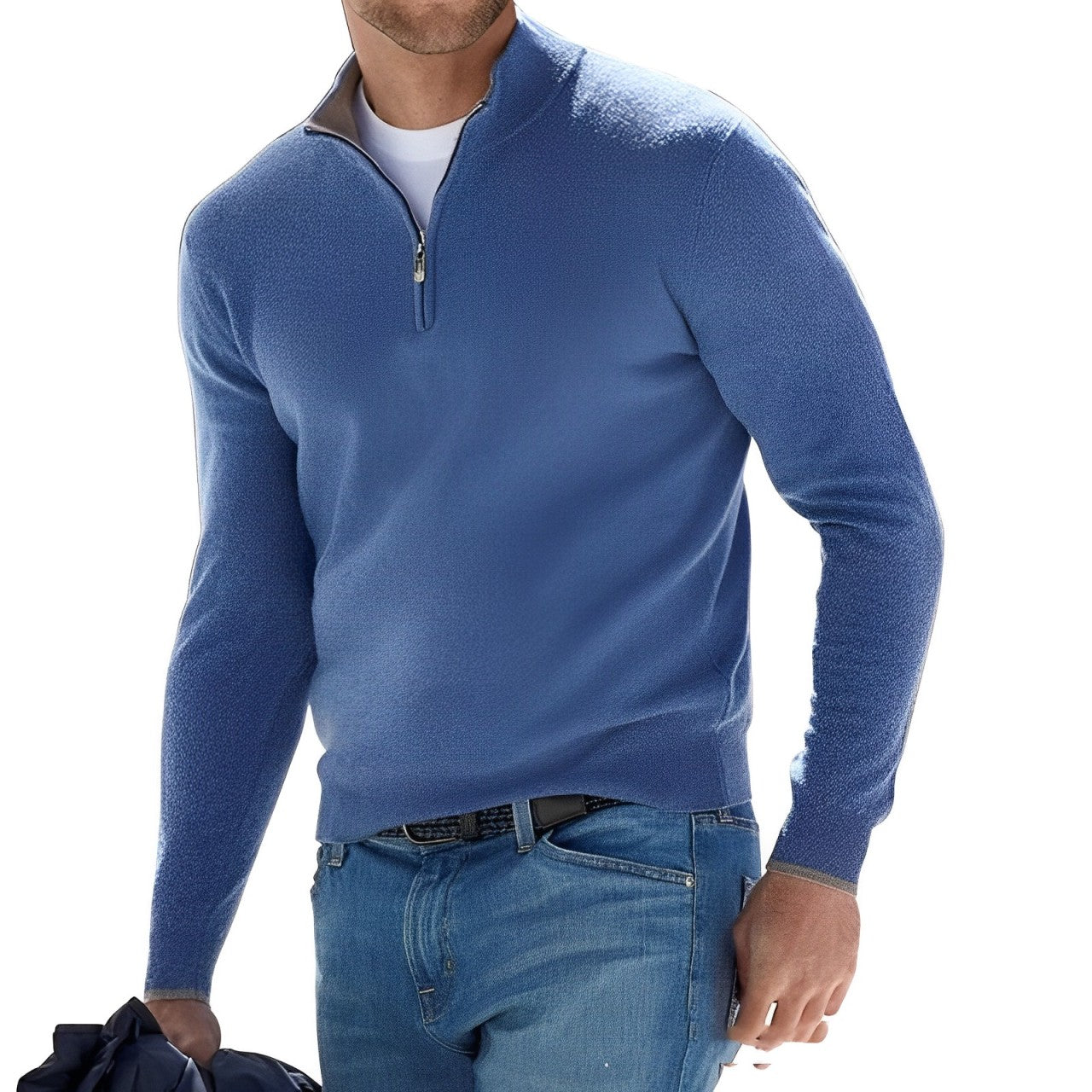 Men - Cashmere Jumper - Slim Fit - Luxurious Soft Cashmere Sweater for Ultimate Comfort and Style