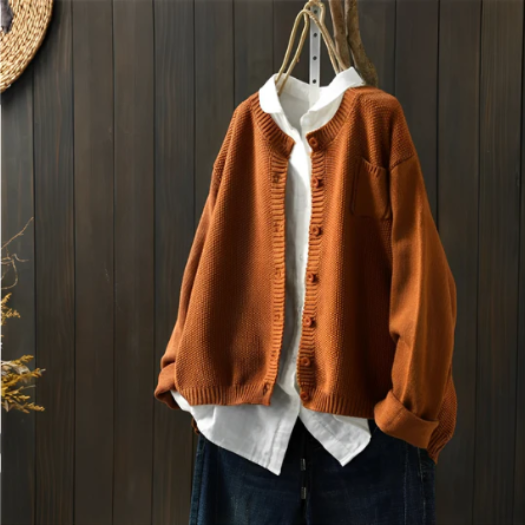 Women - Cardigan - Cozy Warm Knit - Stylish Comfortable Layer for Fall & Winter Fashion