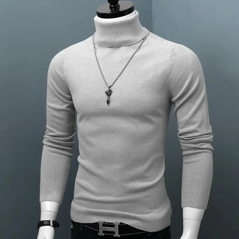 Tight-fitting knitted jumper slim fit