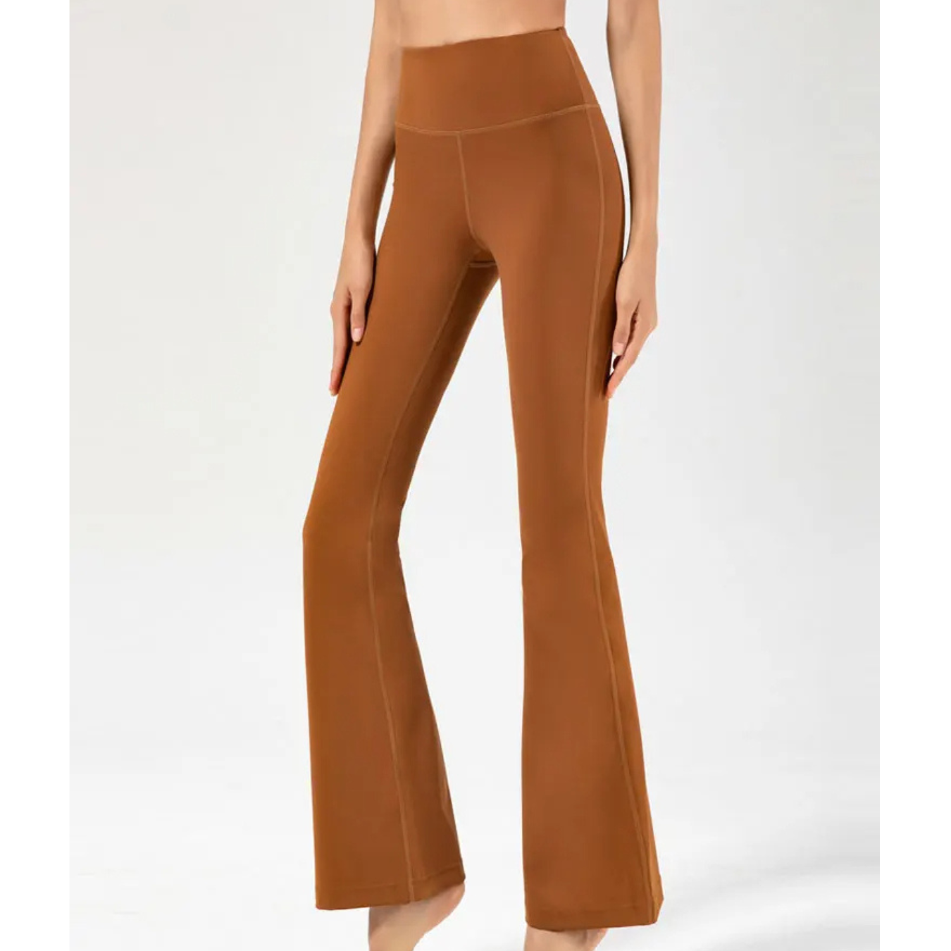 Seamless Flared Pants Ladies with High Waist and Stretch