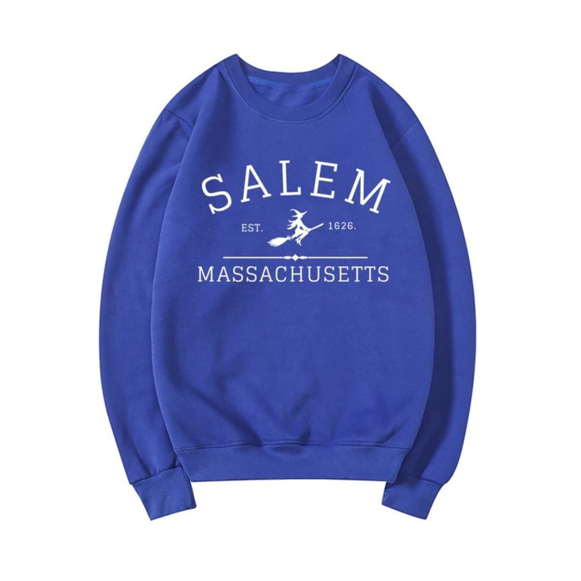 Casual Sweatshirt With Salem Massachusetts Design