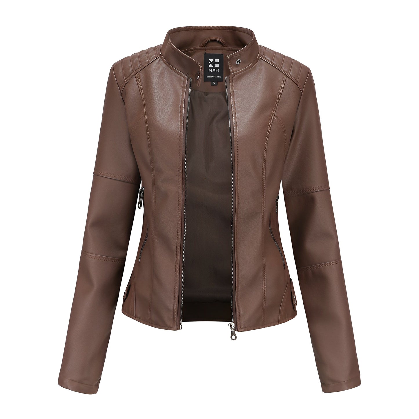 Women - Leather Jacket - Genuine Leather - Stylish & Comfortable All-Season Outerwear