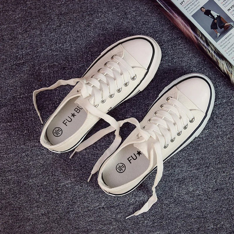 Women's canvas trainers