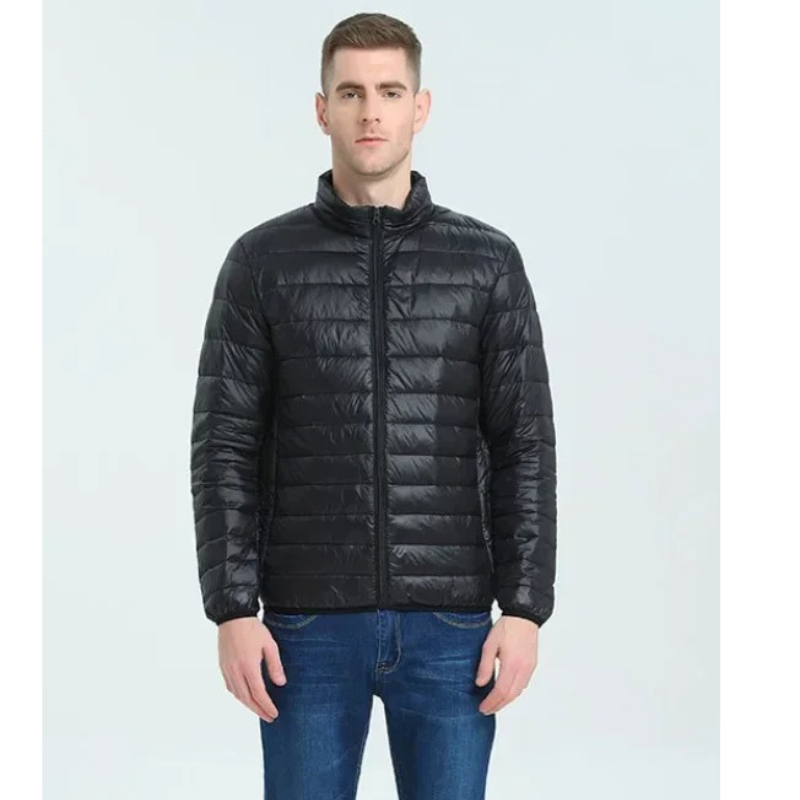 Men's quilted transition jacket lightweight, Insulated, With zip