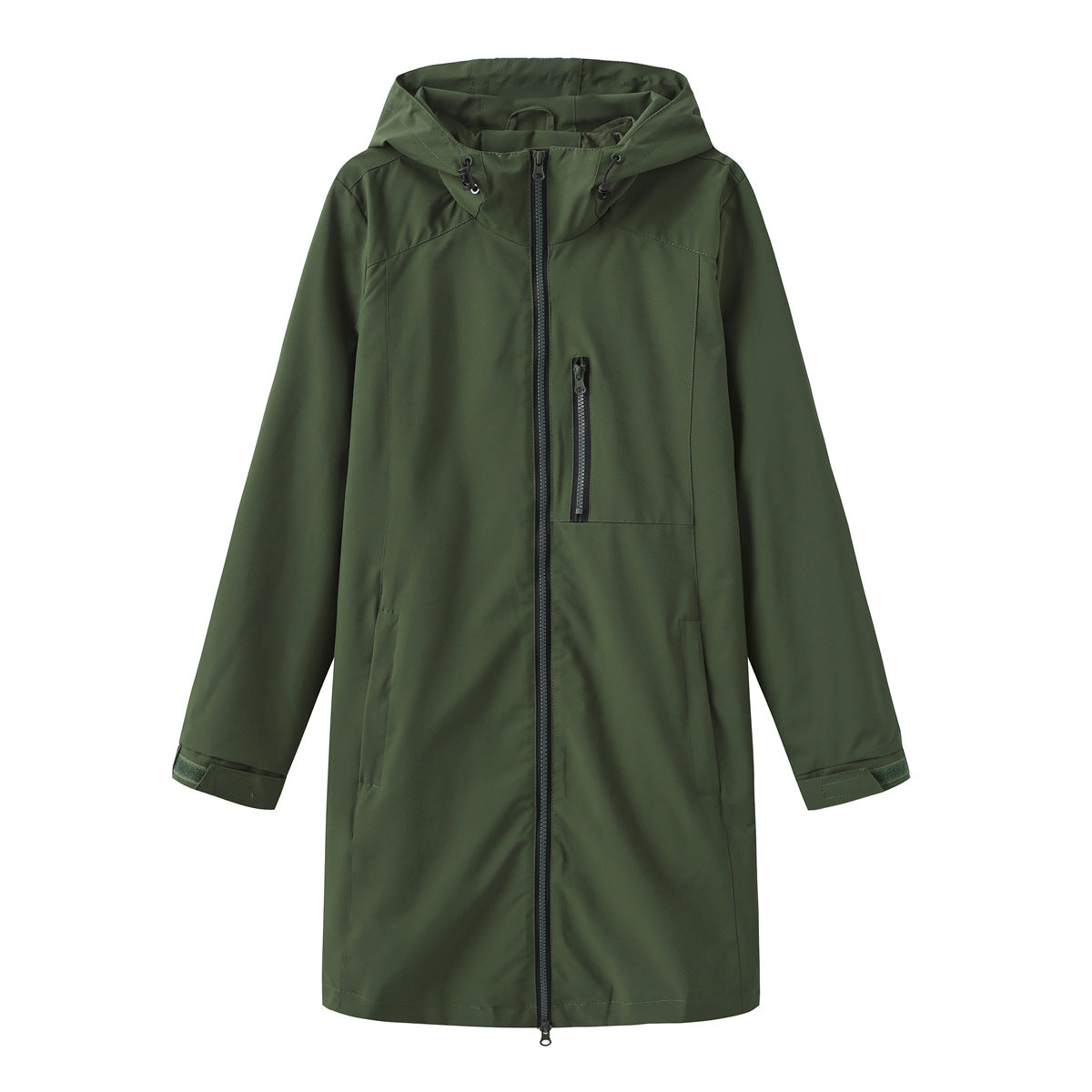 Women - Hooded Windbreaker - Water-Repellent - Stylish Outdoor Jacket for Adventures