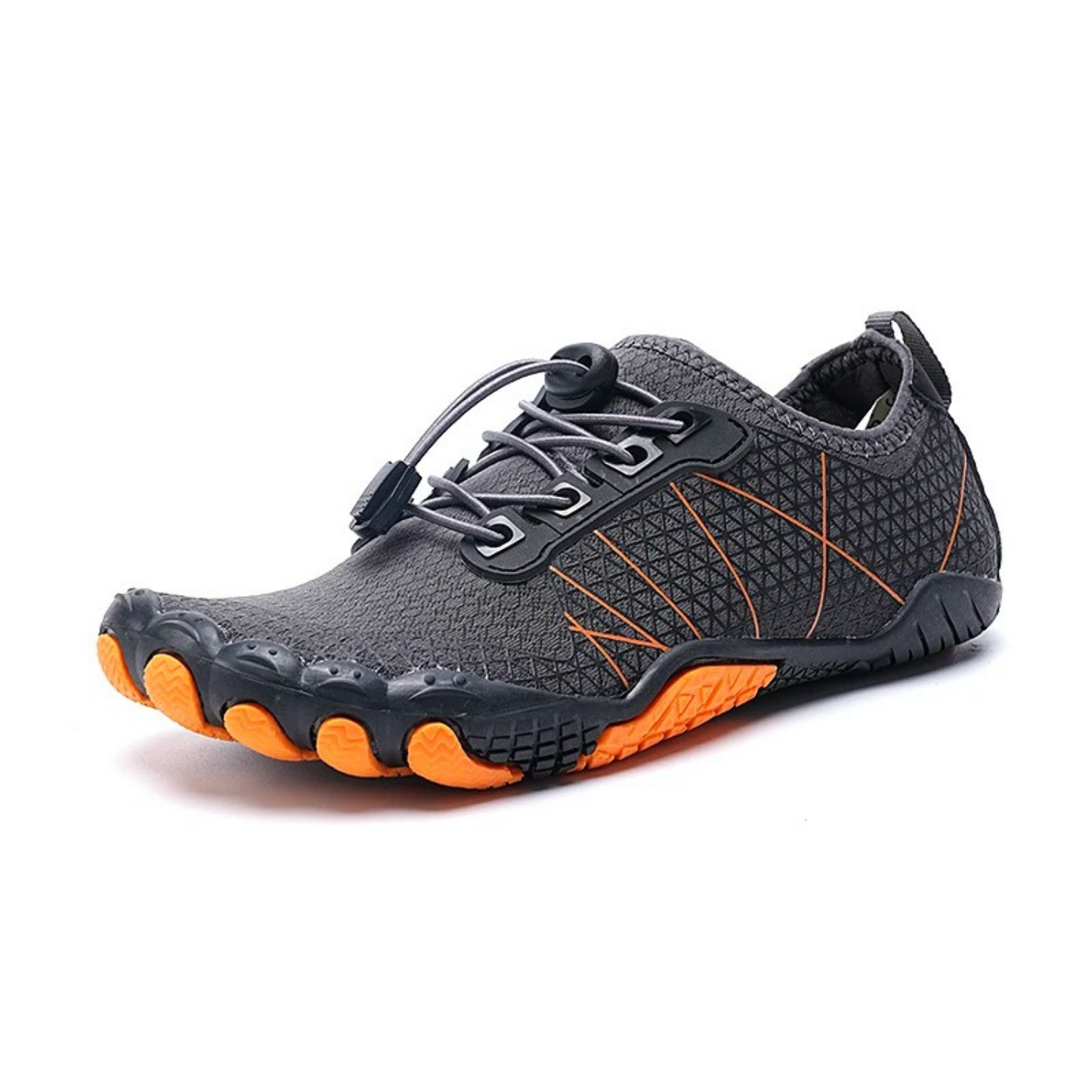 Neon stretchy laces rubber bottom barefoot shoes mens