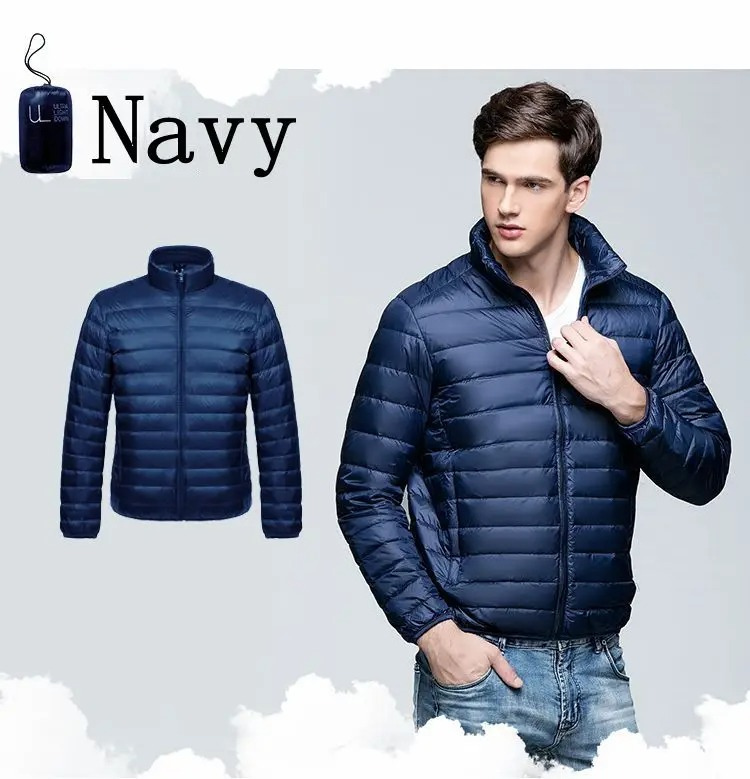 Men's windproof quilted transitional jacket