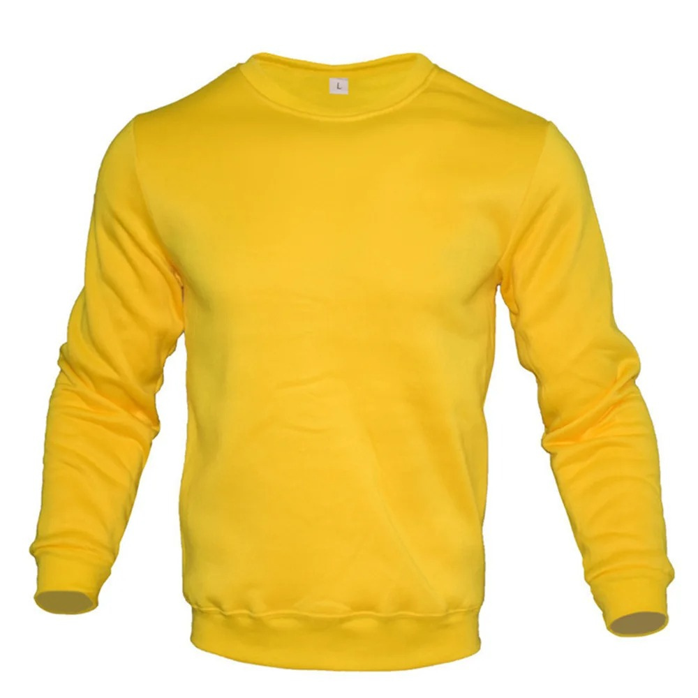 Round neck long sleeve basic jumper