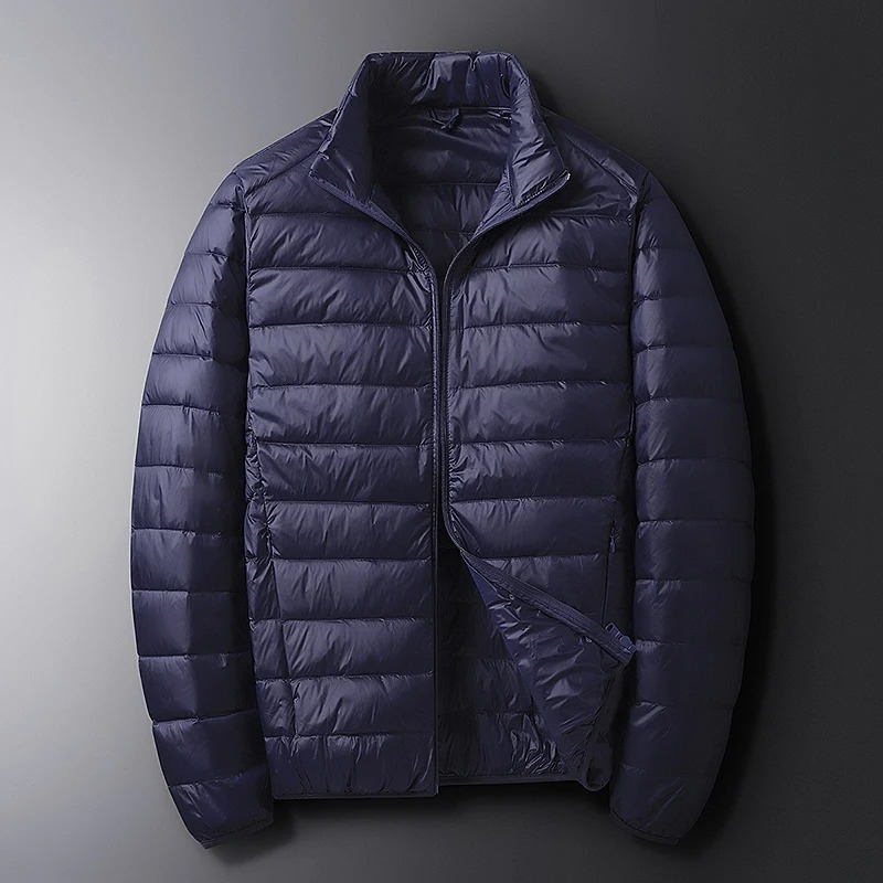 Men's quilted transitional jacket warm and casual