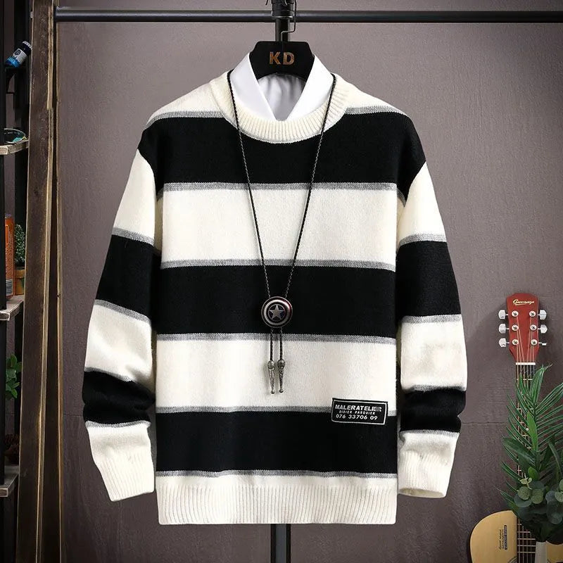 Soft knitted jumper for men