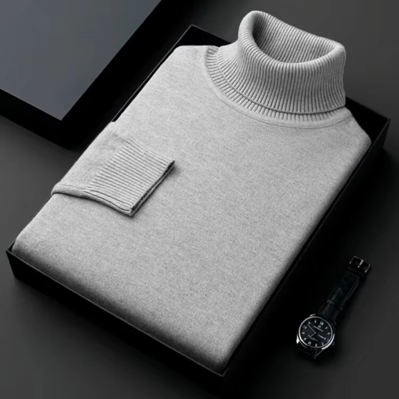 Soft turtleneck jumper in premium knitwear