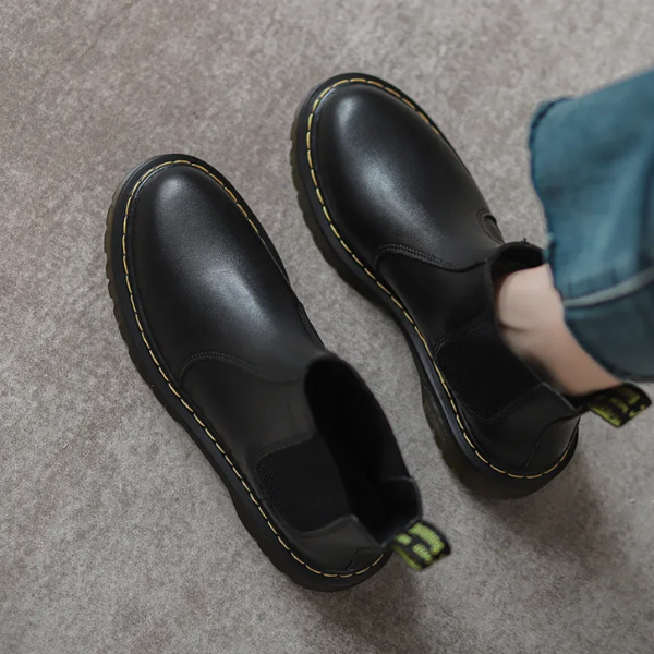 Women's Chelsea Boots with Classic Style and Elastic Sides