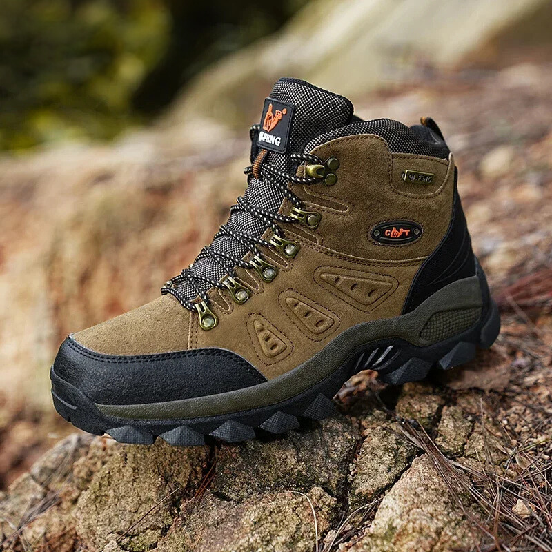 Hiking Shoes Men Waterproof Non-slip Outdoor Trekking Boots