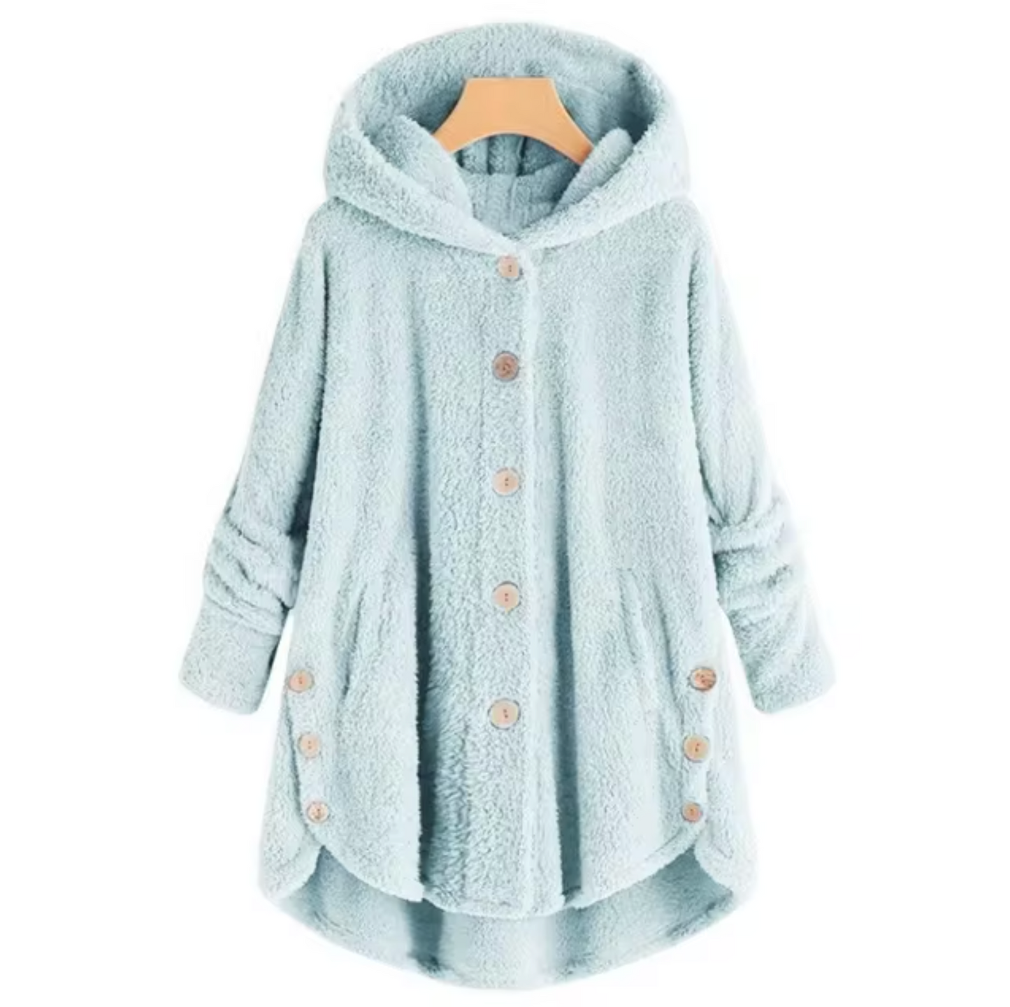 Plush wool teddy coat