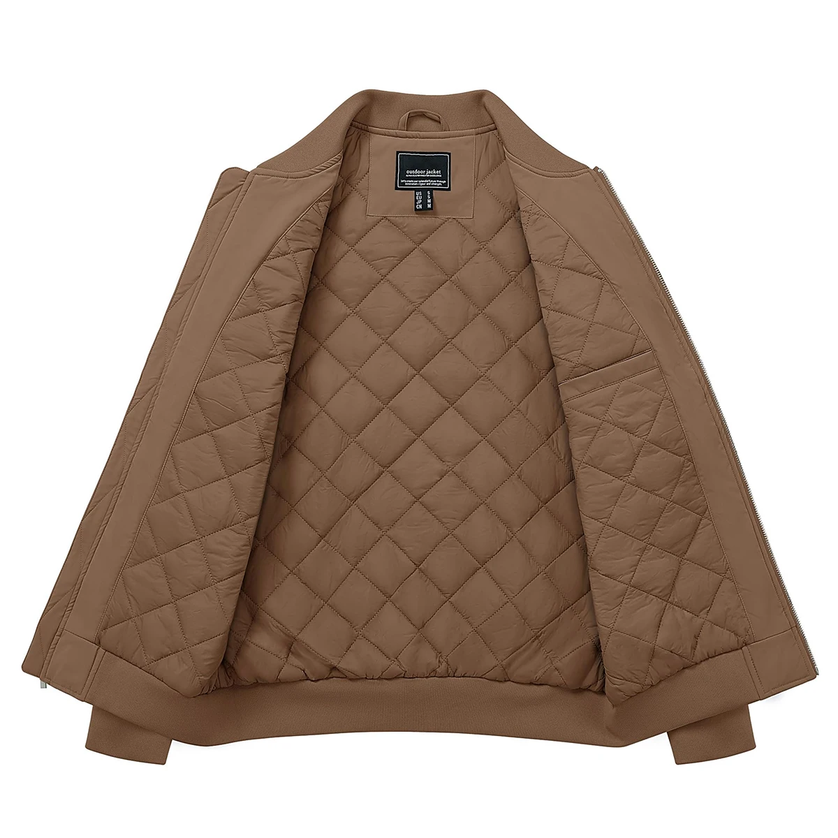 Men's quilted transitional Bomber jacket