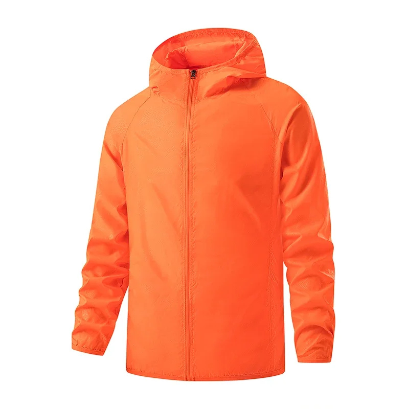 Men's waterproof mackintosh with hood for outdoor activities