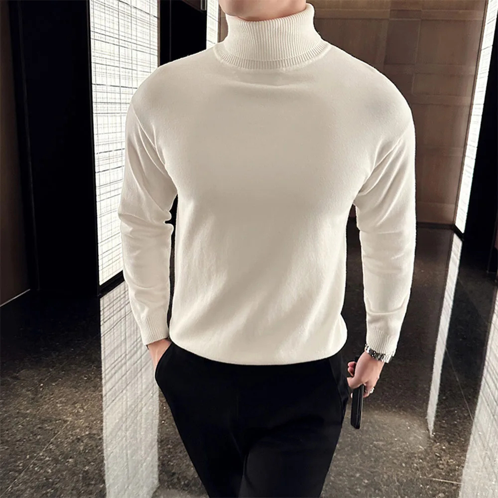 Comfortable fit Turtleneck jumper men