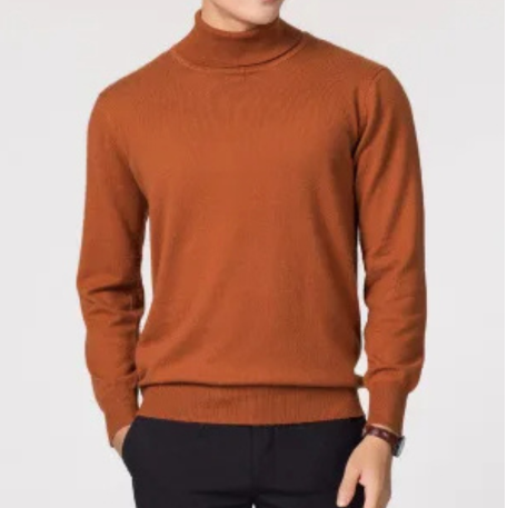 Elegant knit  turtleneck jumper men