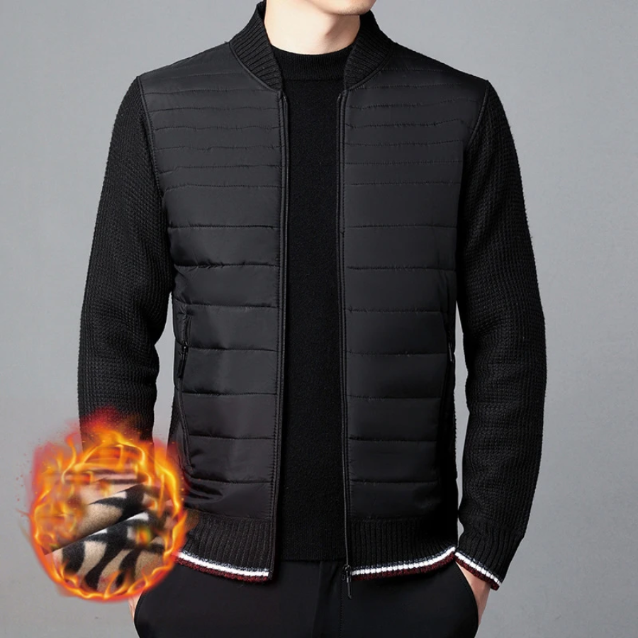 Men's quilted transition jacket