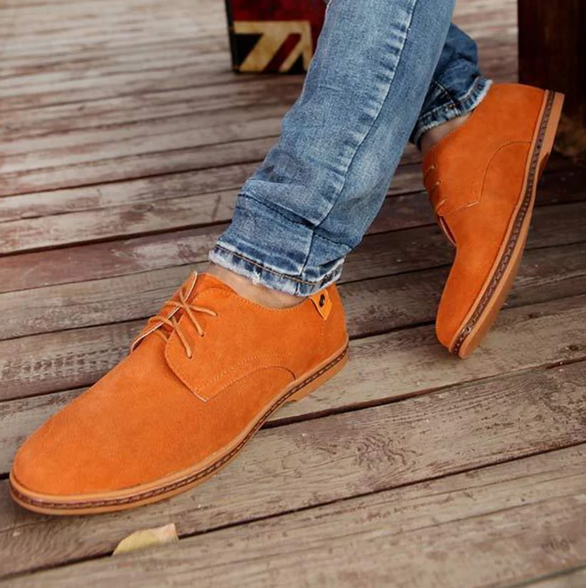 Men's suede shoes