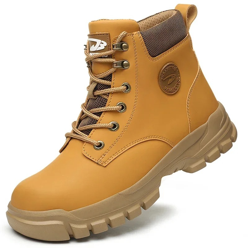 Boots with waterproof upper and padded sole