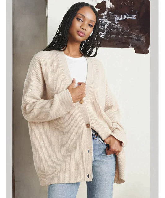 Women - Cashmere Cardigan - Luxurious Soft Material - Cozy and Stylish Knitwear