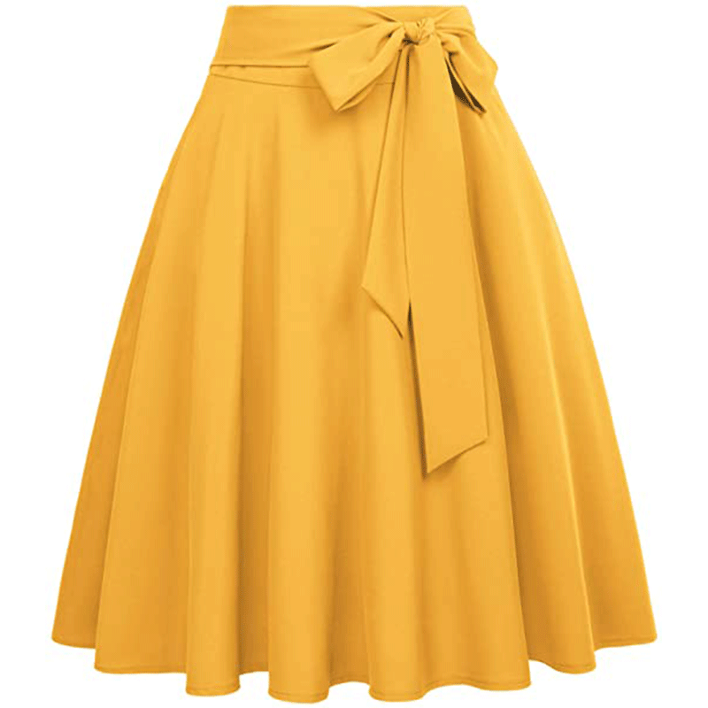 Ladies bust pleated skirt