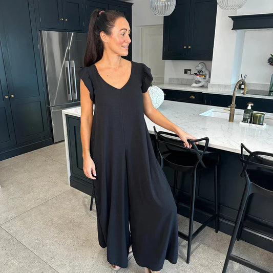 Comfy Sleeves less summer jumpsuit