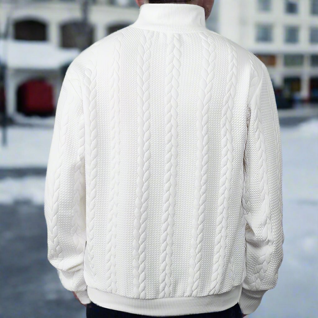 Men's Classic Winter Jumper - Warm Knit Sweater