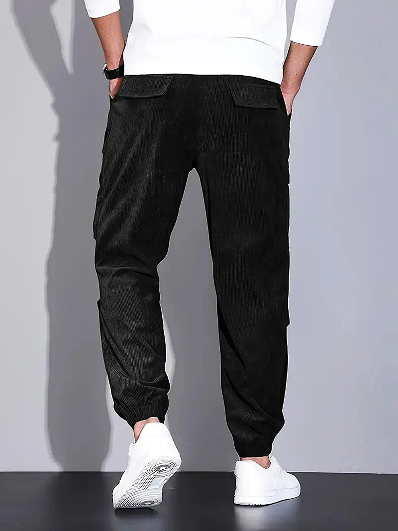 Men - Cargo Jogging Trousers - Comfortable Cotton Blend - Stylish Activewear for Daily Adventures